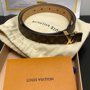 Louis Vuitton 25mm monogram belt
